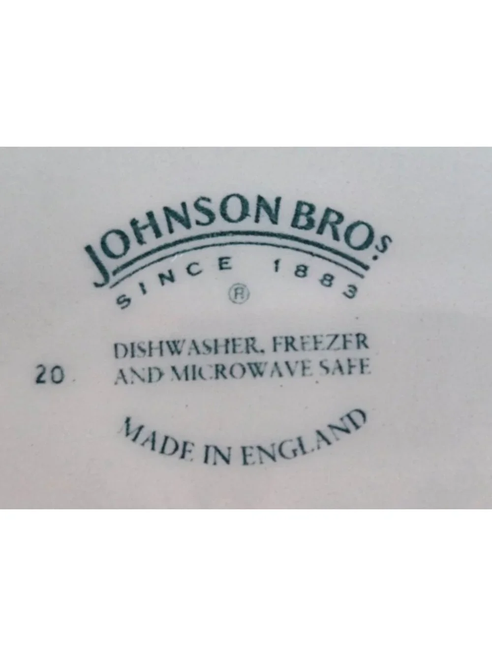 Vintage Johnson Brothers Blue Willow China Oval Serving Bowl 9